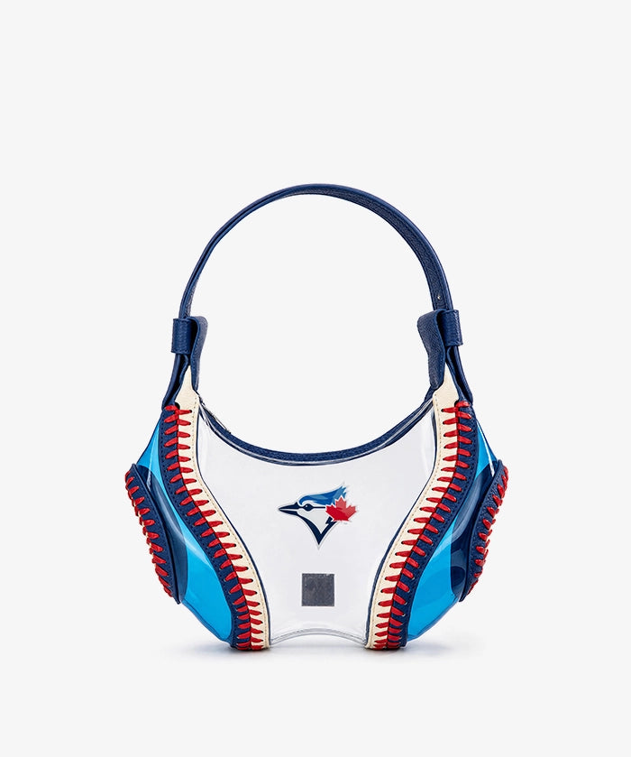 MLB Toronto Blue Jays Clear Stitch Hobo - Curveball