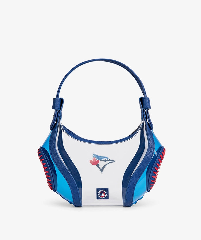 MLB Toronto Blue Jays Clear Stitch Hobo - Curveball
