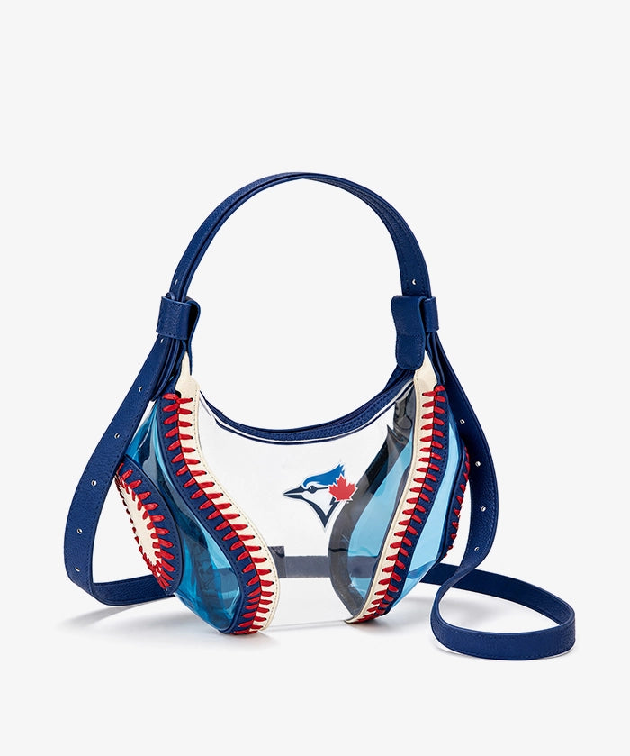 MLB Toronto Blue Jays Clear Stitch Hobo - Curveball