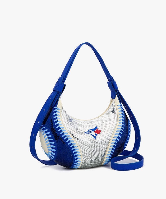 MLB Toronto Blue Jays Sequin Stitch Hobo - Curveball