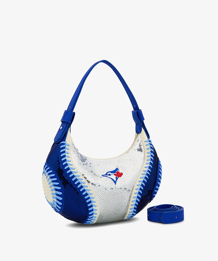 MLB Toronto Blue Jays Sequin Stitch Hobo - Curveball