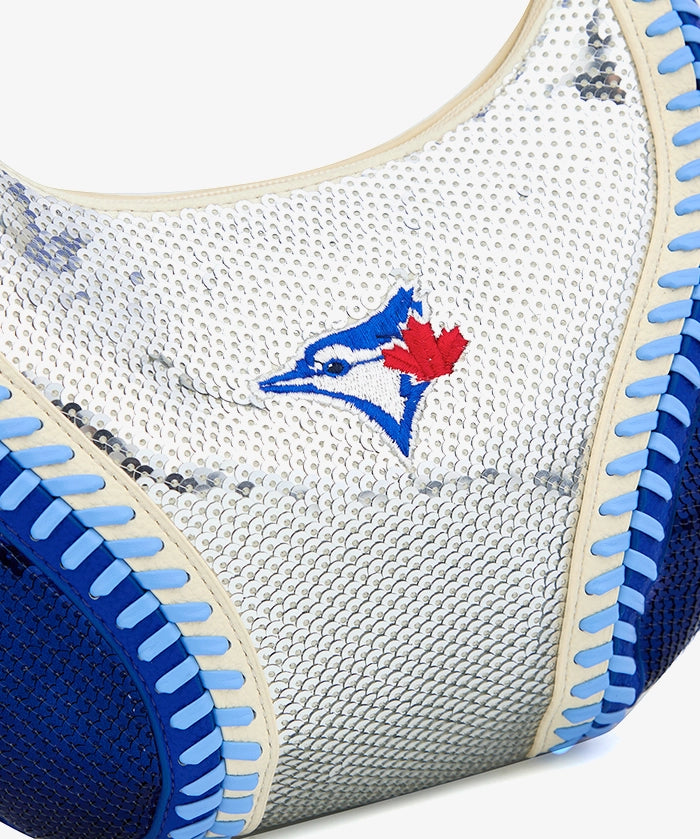 MLB Toronto Blue Jays Sequin Stitch Hobo - Curveball
