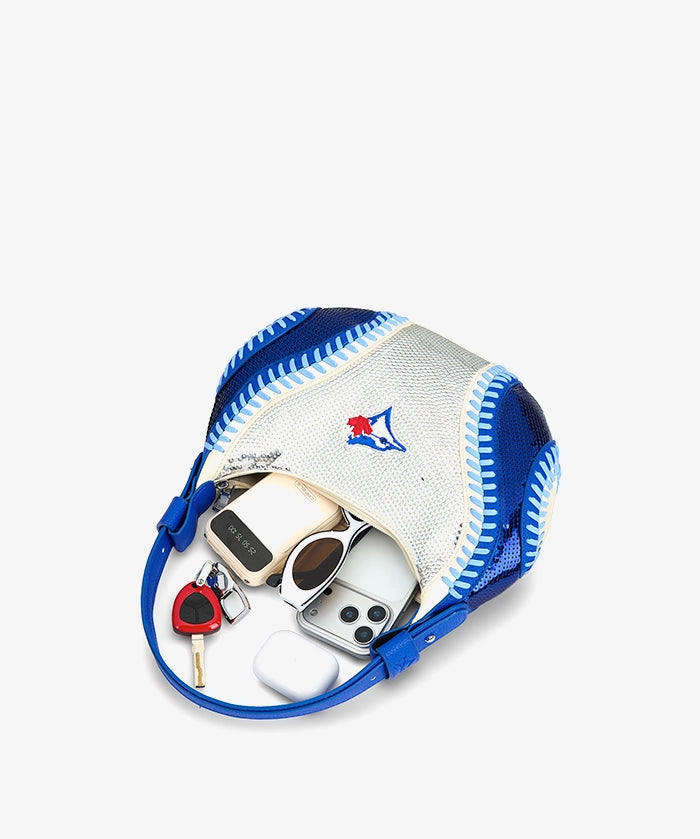 MLB Toronto Blue Jays Sequin Stitch Hobo - Curveball