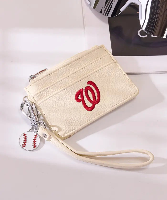MLB Washington Nationals Card Holder with Baseball Charm