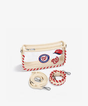 MLB Washington Nationals Clear Bag with Baseball Stitch