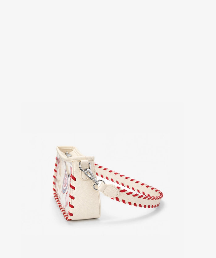 MLB Washington Nationals Clear Bag with Baseball Stitch
