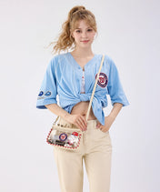 MLB Washington Nationals Clear Bag with Baseball Stitch