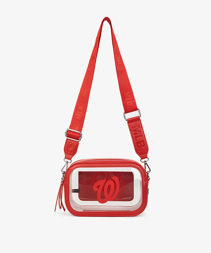 MLB Washington Nationals Clear Crossbody Bag