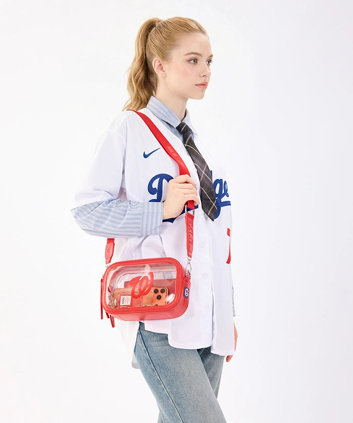 MLB Washington Nationals Clear Crossbody Bag