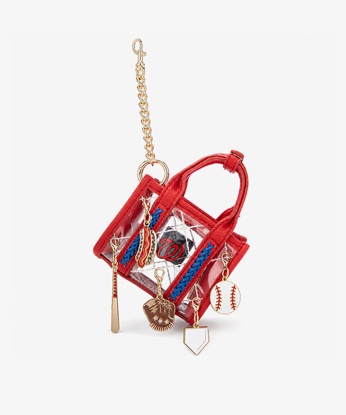 MLB Washington Nationals Clear Mini Tote Bag Charm – Fastball