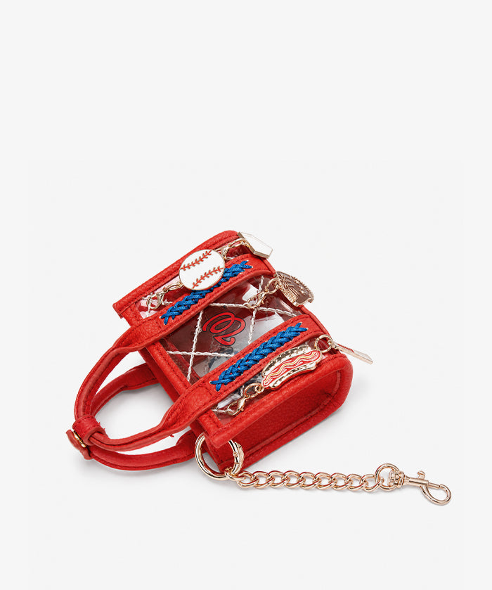 MLB Washington Nationals Clear Mini Tote Bag Charm – Fastball