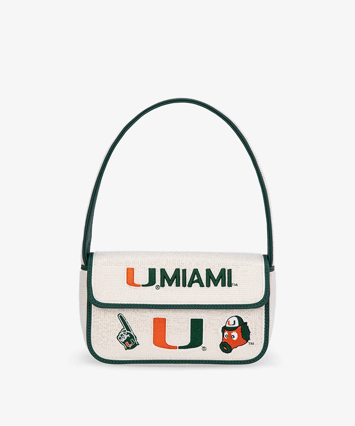 Miami Hurricanes Beaded Bag