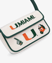 Miami Hurricanes Beaded Bag