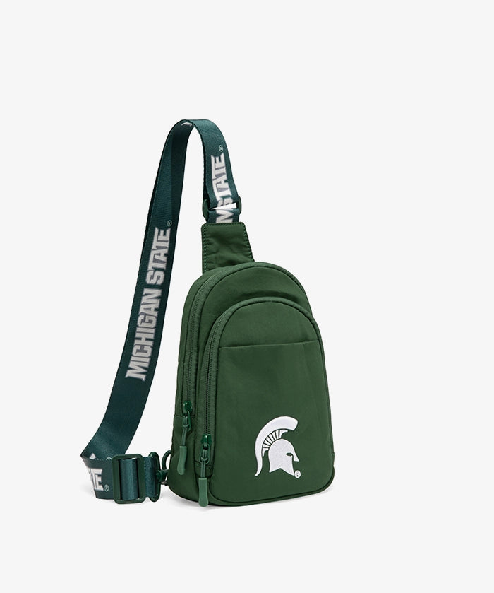 Michigan State Spartans Canvas Sling Bag