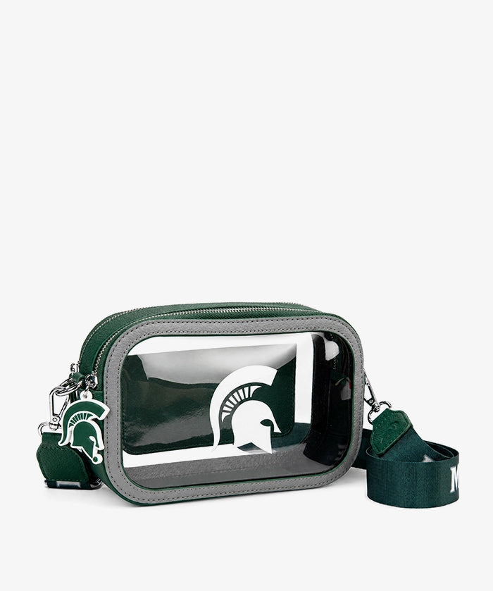 Michigan State Spartans Clear Camera Bag