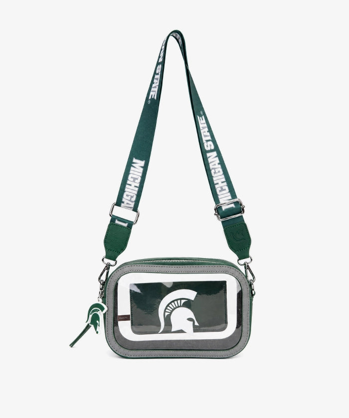 Michigan State Spartans Clear Camera Bag
