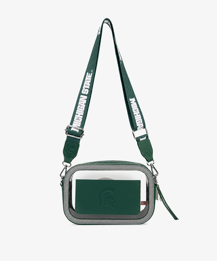 Michigan State Spartans Clear Camera Bag