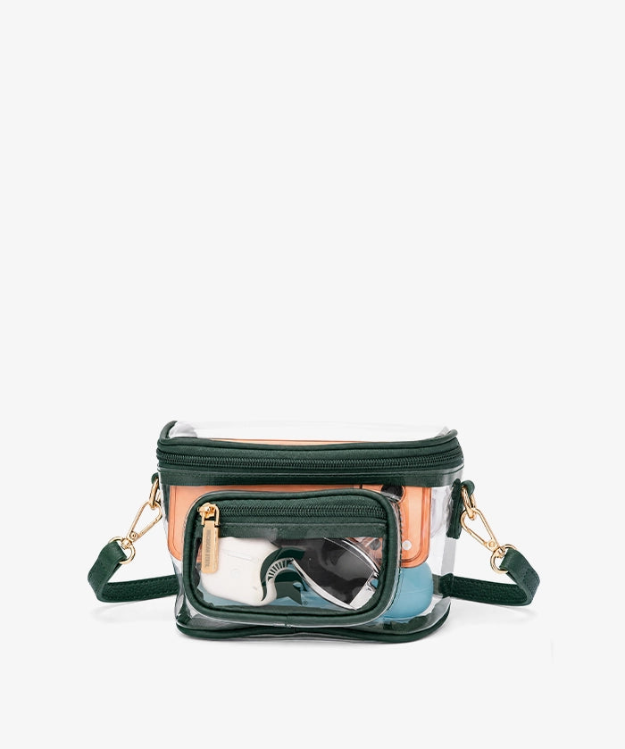 Michigan State Spartans Clear Crossbody Bag