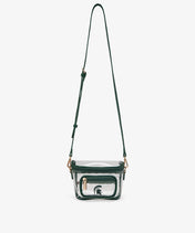 Michigan State Spartans Clear Crossbody Bag