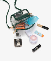 Michigan State Spartans Clear Crossbody Bag