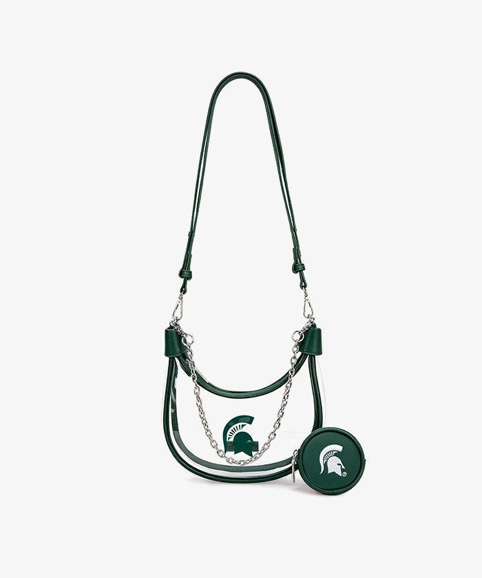 Michigan State Spartans Clear Shoulder Bag