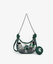 Michigan State Spartans Clear Shoulder Bag