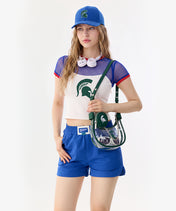 Michigan State Spartans Clear Shoulder Bag