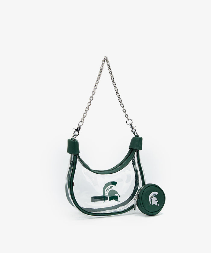Michigan State Spartans Clear Shoulder Bag