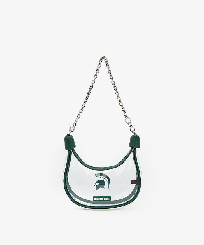 Michigan State Spartans Clear Shoulder Bag