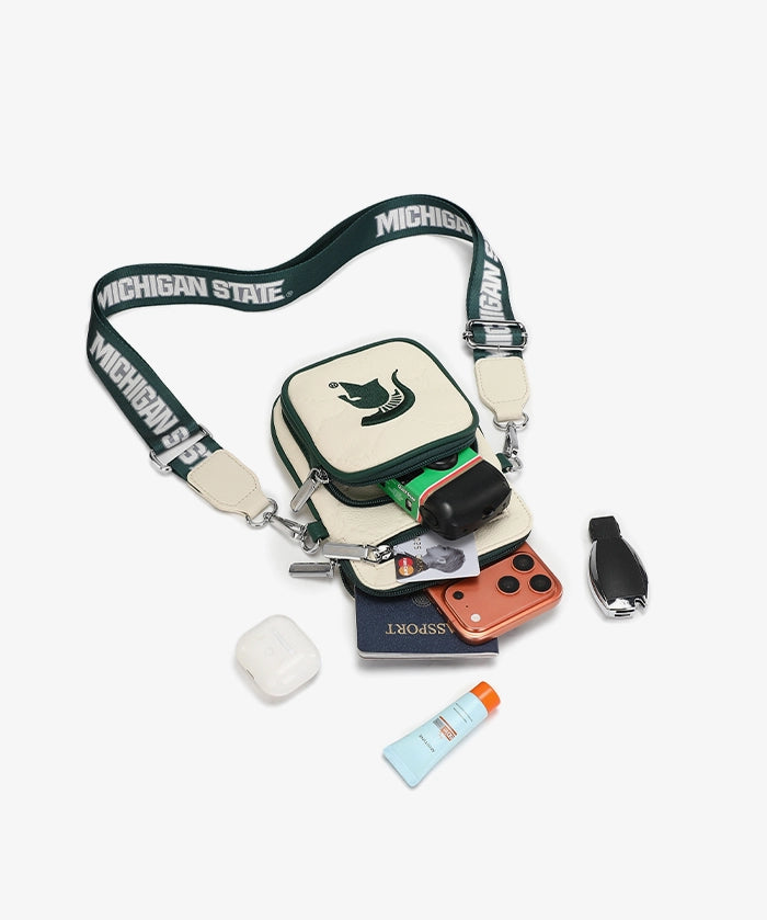 Michigan State Spartans Mini Crossbody Purse