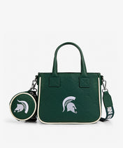 Michigan State Spartans Tote Bag with Coin Pouch