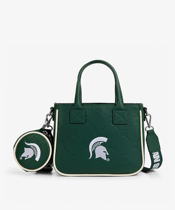 Michigan State Spartans Tote Bag with Coin Pouch