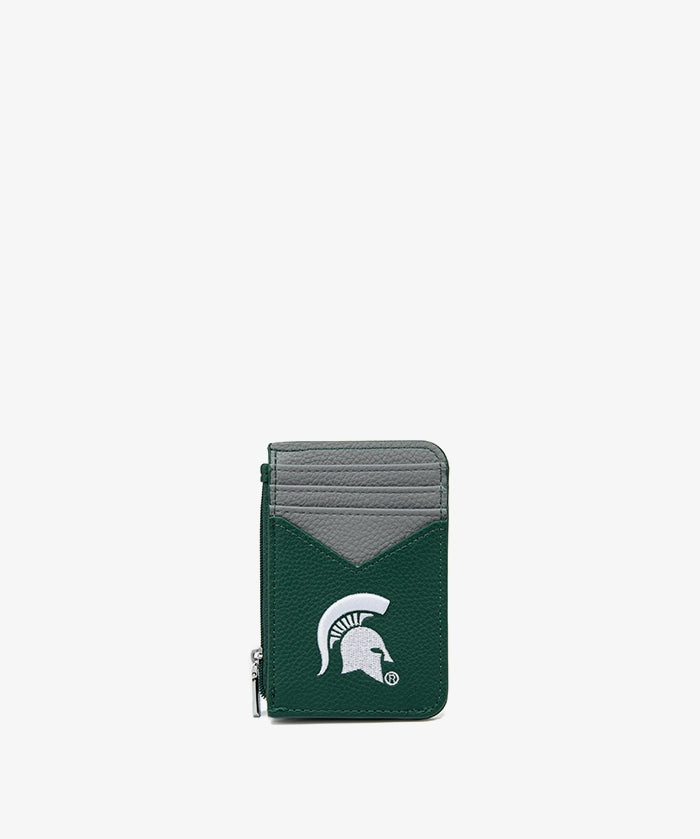 Michigan State Spartans Zip Card Case