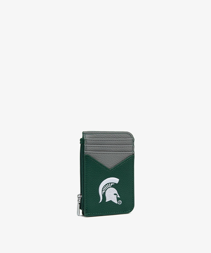 Michigan State Spartans Zip Card Case