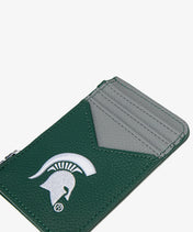 Michigan State Spartans Zip Card Case