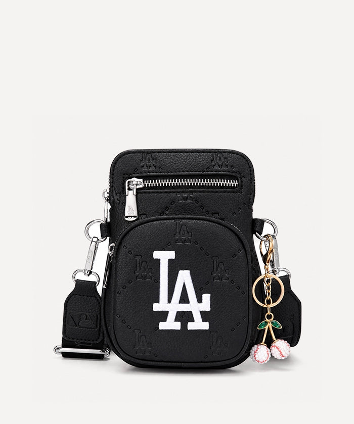 Mini Baseball Cherry Keychain Charm