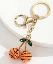 Mini Sports Cherry Keychain Charm