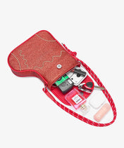 Montana West Sports Christmas Stocking Crossbody Bag