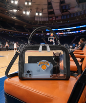 NBA New York Knicks Clear Crossbody Bag with Top Handle