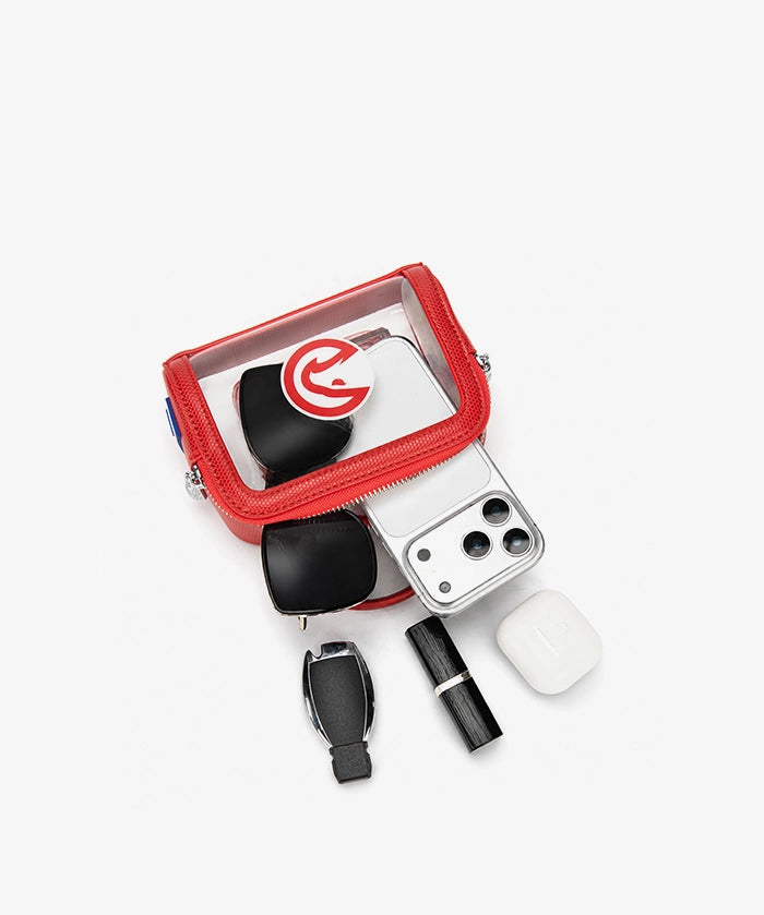 NBA Atlanta Hawks Mini Clear Crossbody Bag