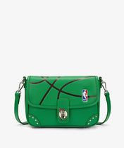 NBA Boston Celtics Basketball Flap Crossbody Bag