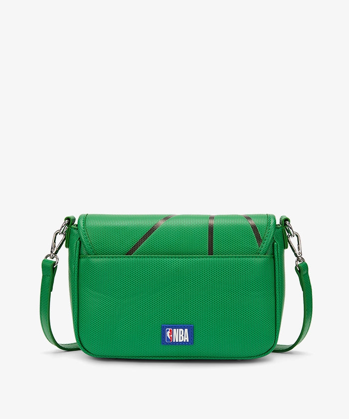 NBA Boston Celtics Basketball Flap Crossbody Bag
