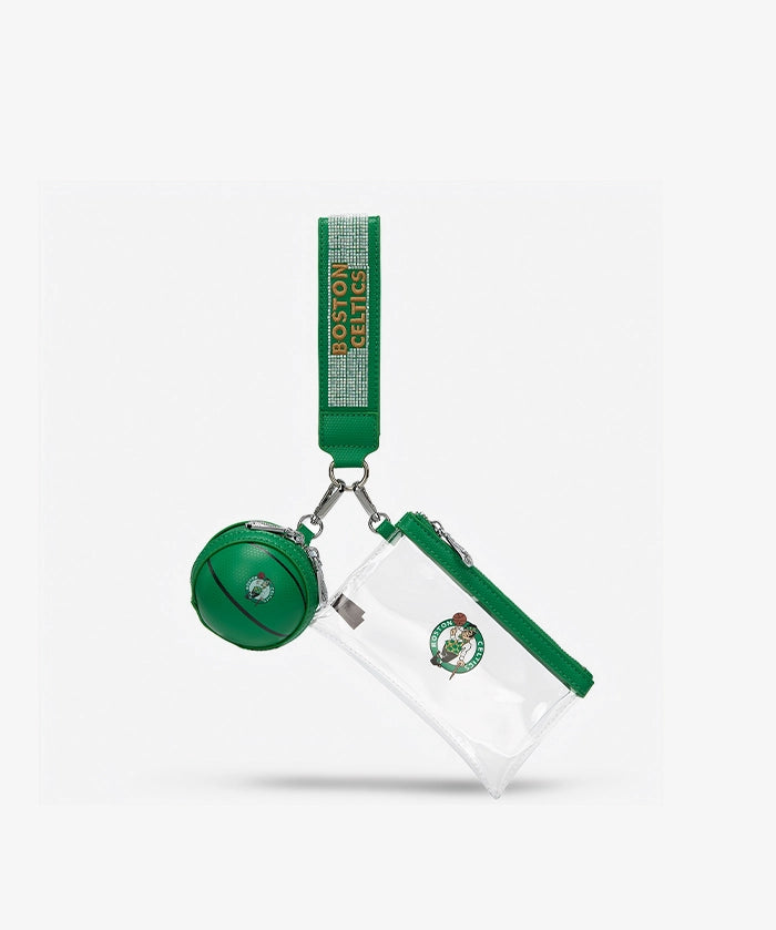 NBA Boston Celtics Clear Wristlet Set