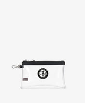 NBA Brooklyn Nets Clear Wristlet Set