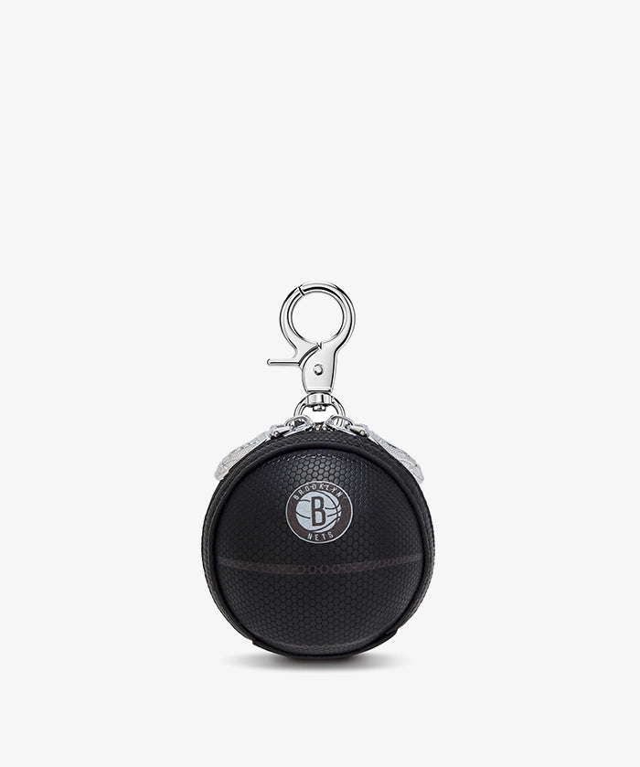 NBA Brooklyn Nets Mini Basketball Keychain Pouch