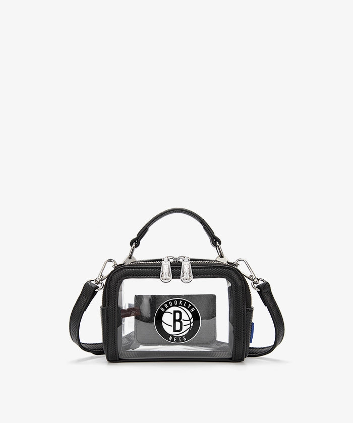 NBA Brooklyn Nets Mini Clear Crossbody Bag