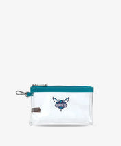 NBA Charlotte Hornets Clear Wristlet Set