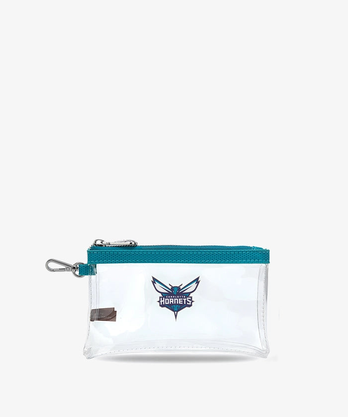 NBA Charlotte Hornets Clear Wristlet Set
