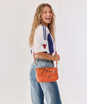 NBA Chicago Bulls Basketball Flap Crossbody Bag