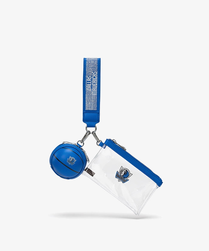 NBA Dallas Mavericks Clear Wristlet Set